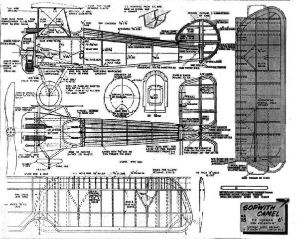 Sopwith Camel Ama Academy Of Model Aeronautics