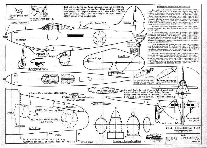 BELL AIRACOBRA P-39 – AMA – Academy of Model Aeronautics