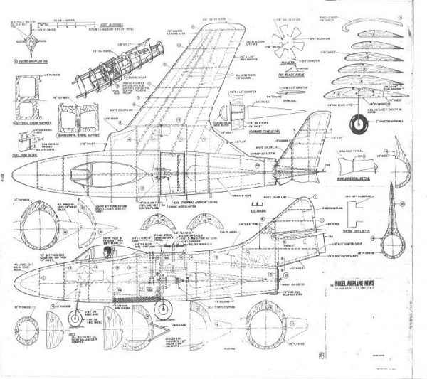 GRUMMAN F 9 F 6 COUGAR – AMA – Academy of Model Aeronautics