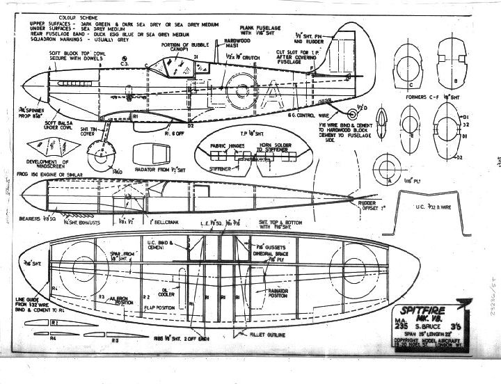 SUPERMARINE SPITFIRE Vb – AMA – Academy of Model Aeronautics