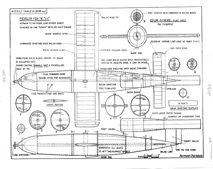 FIESELER F Z G 76 V1 – AMA – Academy of Model Aeronautics