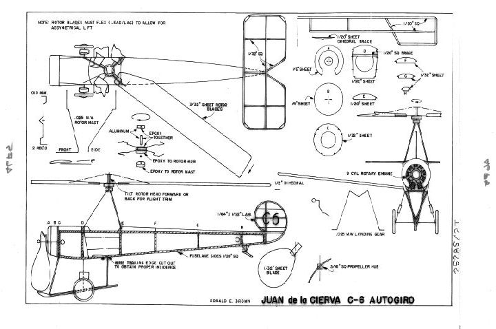 Free gyrocopter plans specifications