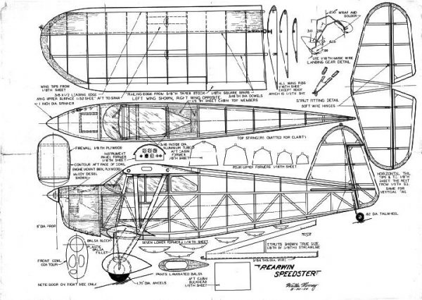 REARWIN SPEEDSTER–(ALSO READY FOR ENLARGEMENT) – AMA – Academy of Model ...