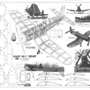 Sarpolus F4U Corsair 1/2-A Plans 