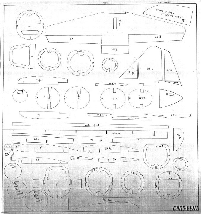 MITSUBISHI G 4 M 3 BETTY - AMA - Academy of Model Aeronautics