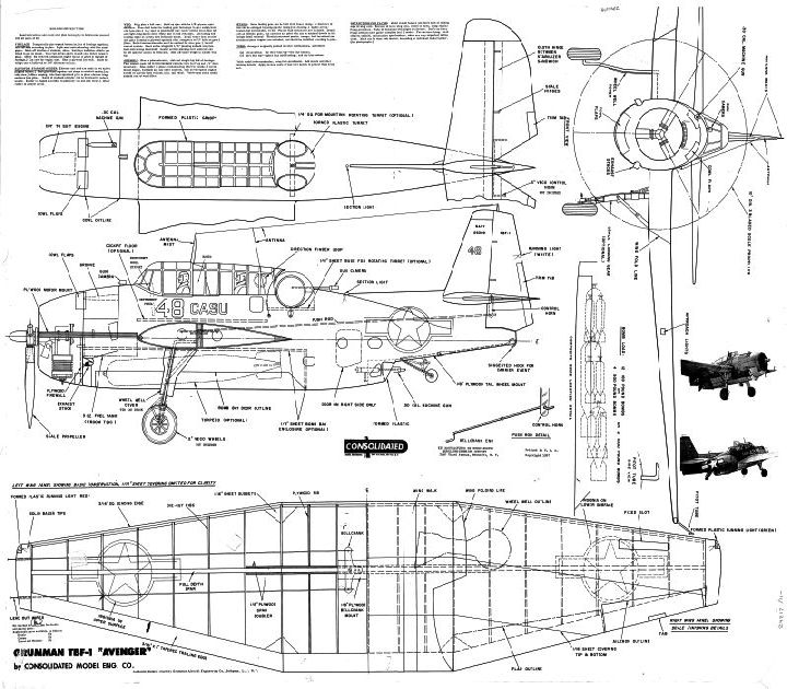 GRUMMAN T B F 1 AVENGER – AMA – Academy of Model Aeronautics