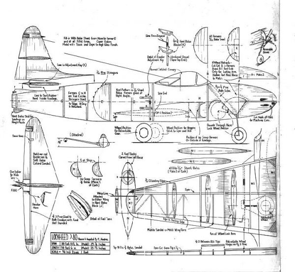 LOCKHEED P 80 SHOOTING STAR – AMA – Academy of Model Aeronautics