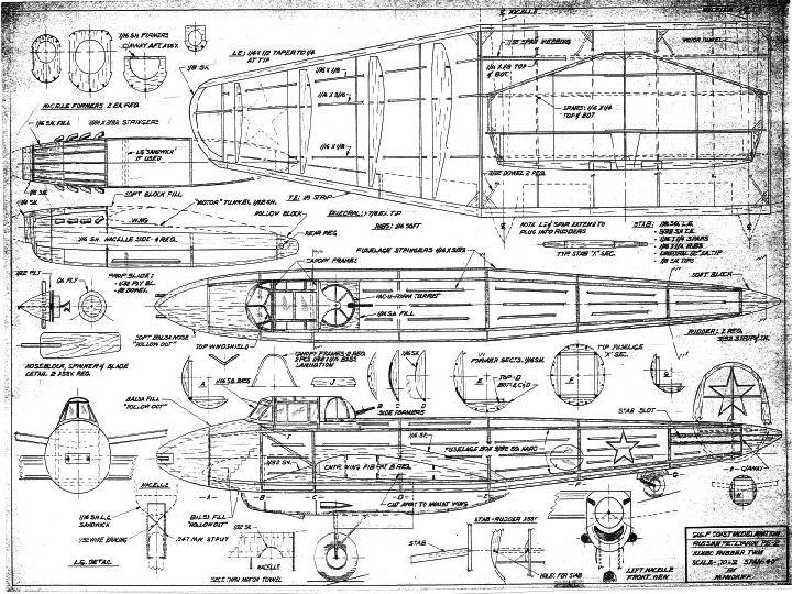 PETLYAKOV P E 2 BOMBER - AMA - Academy of Model Aeronautics