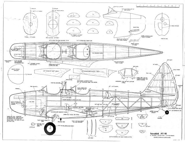 FAIRCHILD P T 19 CORNELL – AMA – Academy of Model Aeronautics