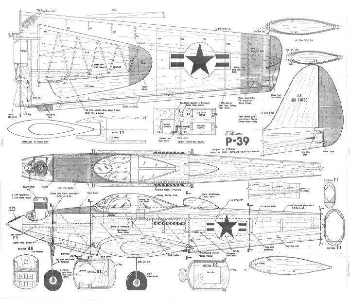BELL P 39 AIRACOBRA – AMA – Academy of Model Aeronautics