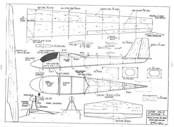 SLINGSBY TYPE 49 CAPSTAN – AMA – Academy of Model Aeronautics