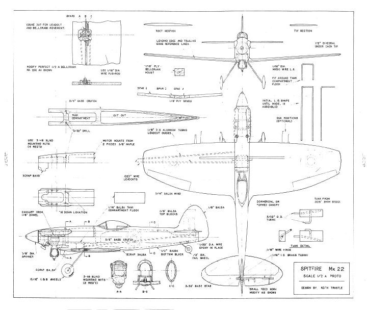 SPITFIRE MK 22 - AMA - Academy of Model Aeronautics