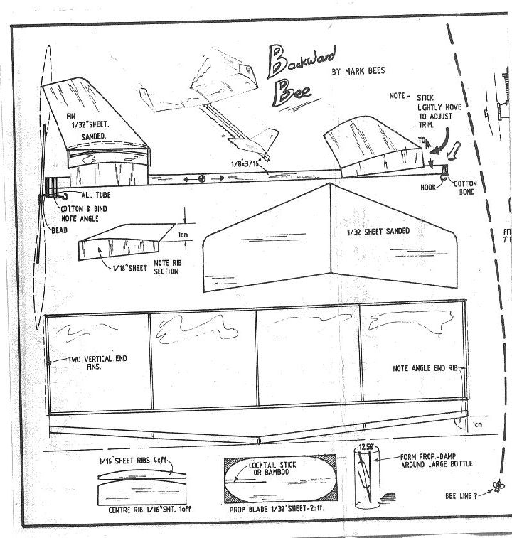 BACKWARD BEE - AMA - Academy of Model Aeronautics