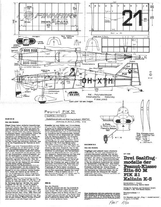 PIK 21 – AMA – Academy of Model Aeronautics