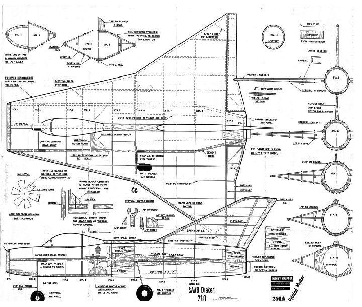 SAAB DRAKEN 210 - AMA - Academy of Model Aeronautics