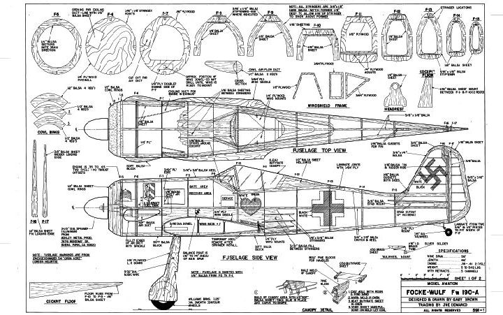 Premium Hobbies FW190A-8 “Focke Wulf” 172 Kit de avión modelo de plástico  134V – Yaxa Store