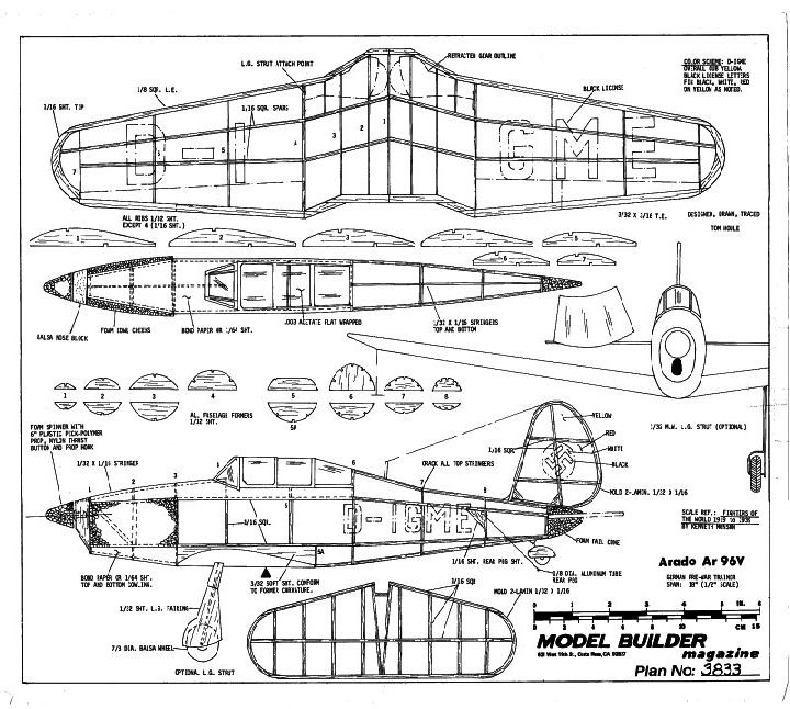 ARADO AR 96V – AMA – Academy of Model Aeronautics