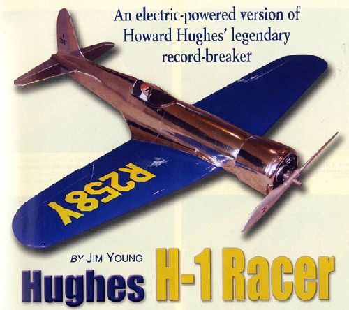 UC : HUGHES H-1 RACER 44" 1-3/4" Scale .29-.60 Musciano Model Airplane Plans 